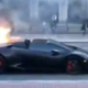 Illustration for article titled Lamborghini Huracán Spyder Catches Fire Near Boston Public Library; Who Knew Lamborghini Owners Read Books?